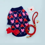 Ruby Bow Tie Collar