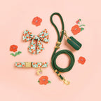 Golden Poppies Lady Bow Collar