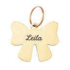 Lady Bow Pet ID Tag