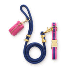 Sloane Striped Webbing Collar Walk Set