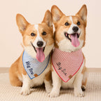 Red Stripe Dog Bandana