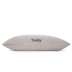 Charcoal Stripe Dog Bed
