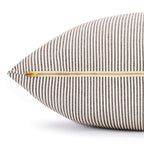 Charcoal Stripe Dog Bed