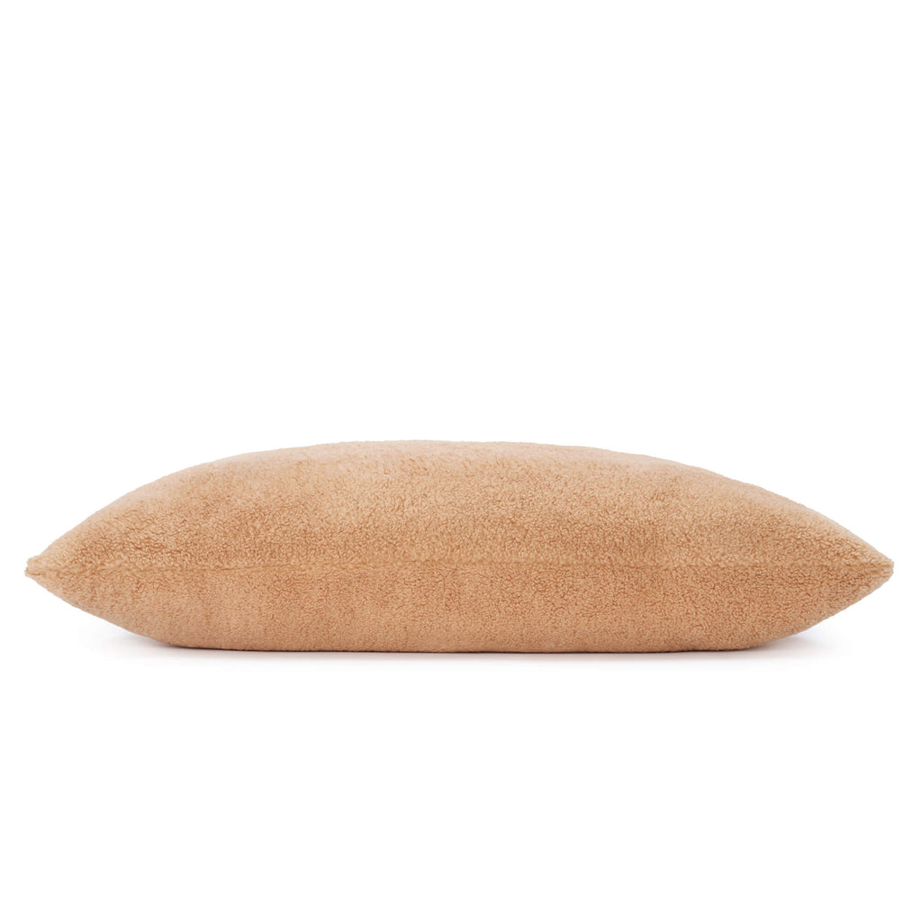 Latte Recycled Sherpa Dog Bed