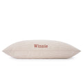 Mushroom Brown Stripe Dog Bed