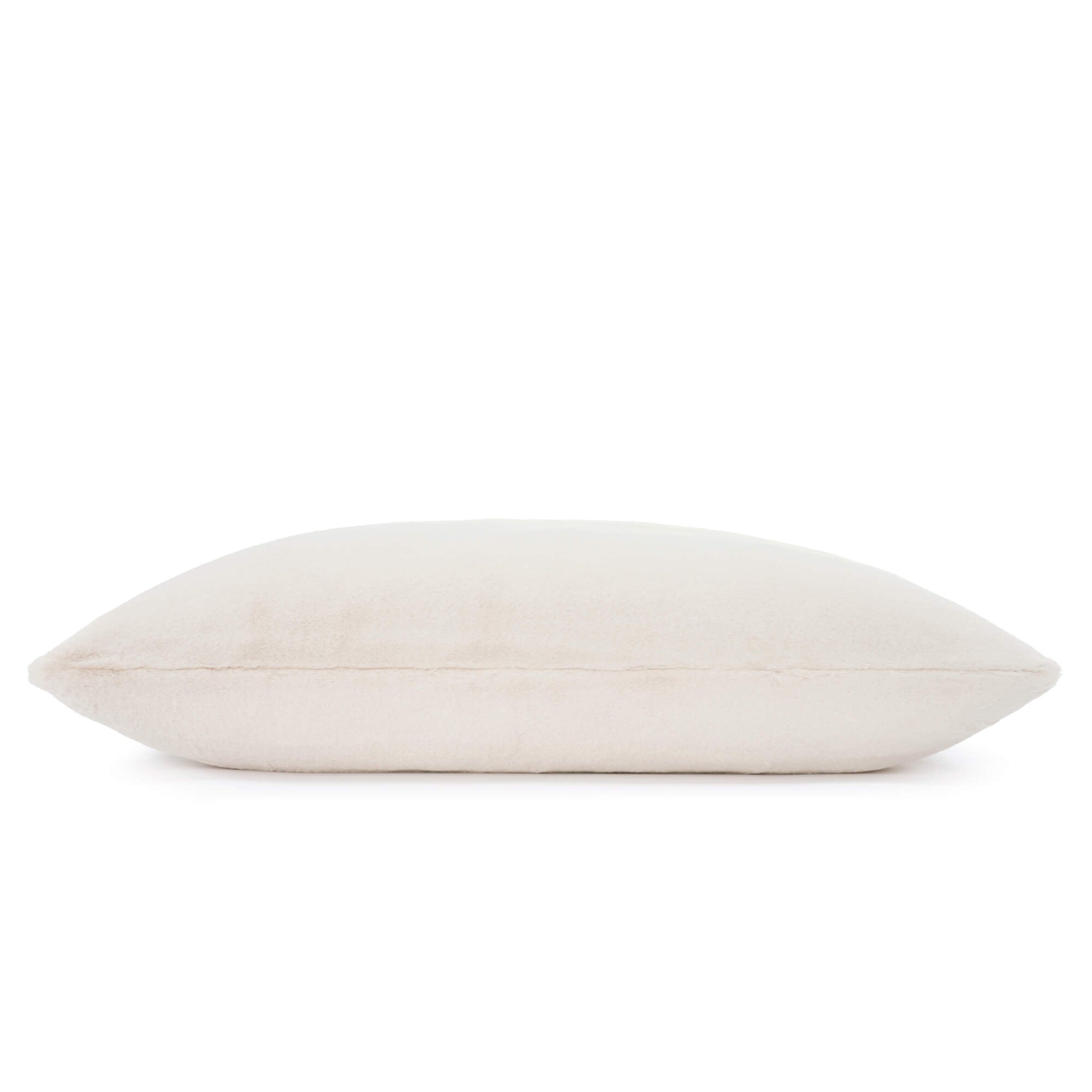 Natural Recycled Faux Fur Dog Bed
