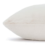 Natural Recycled Faux Fur Dog Bed