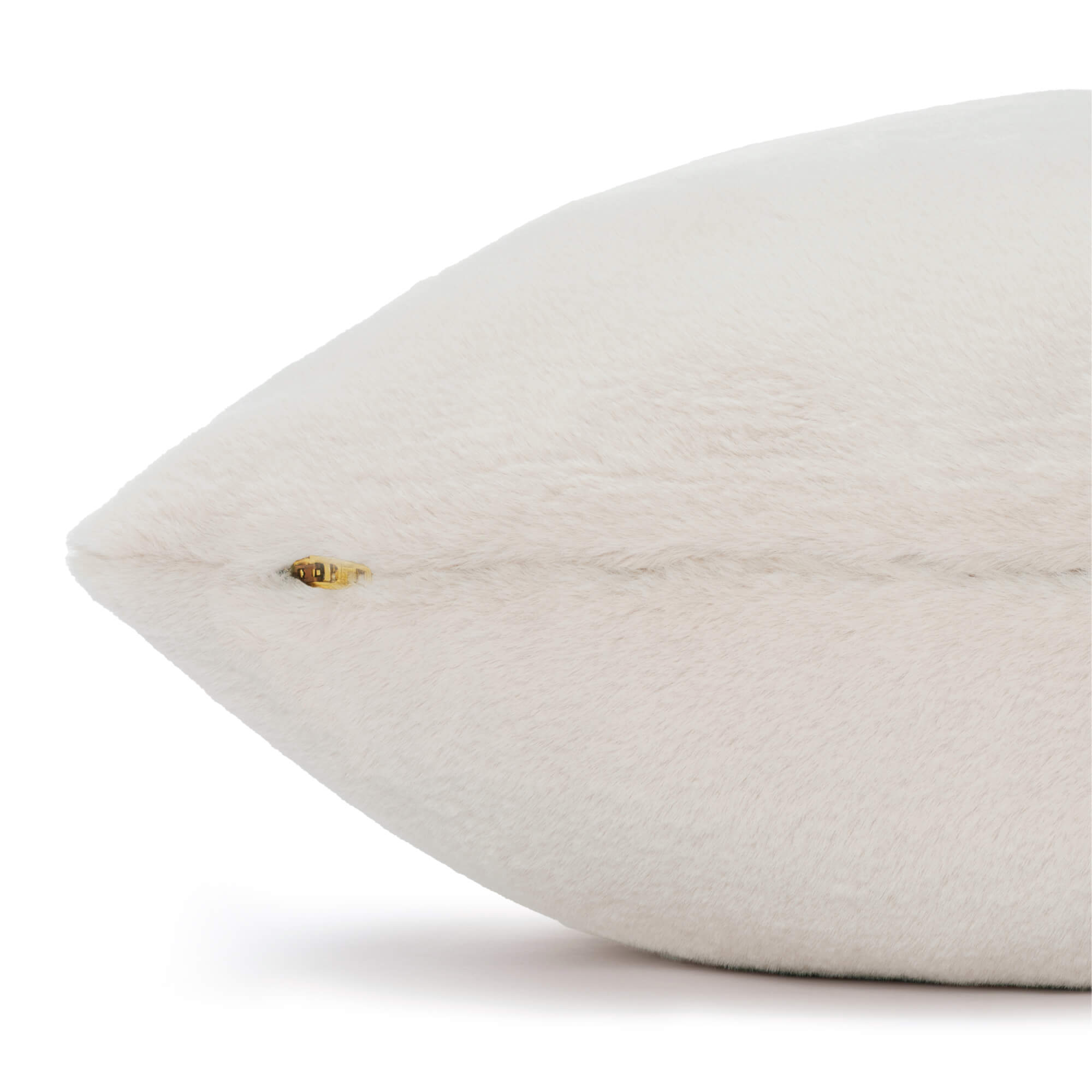 Natural Recycled Faux Fur Dog Bed