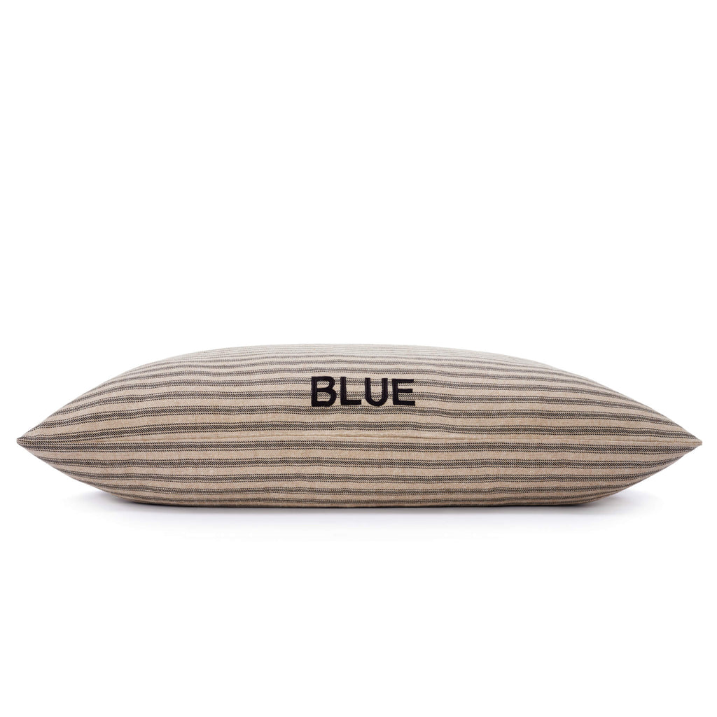 Ticking Stripe Dog Bed