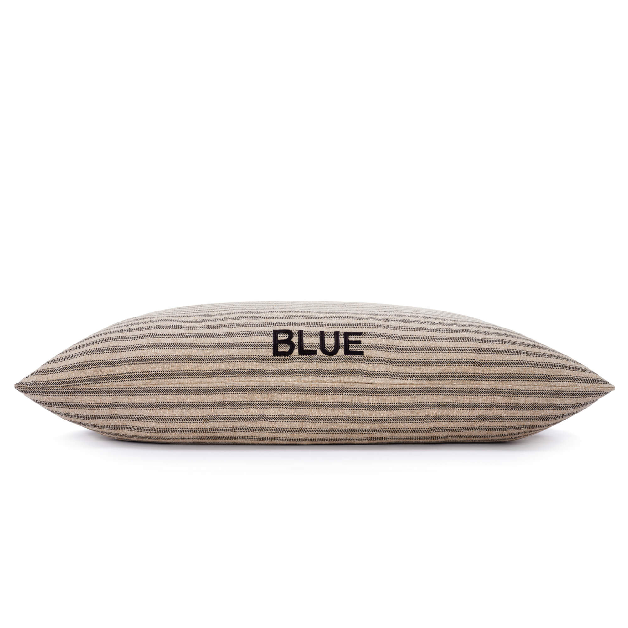Ticking Stripe Dog Bed