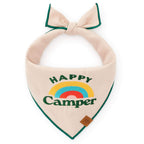 Happy Camper Embroidered Dog Bandana