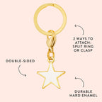 White Star Collar Charm