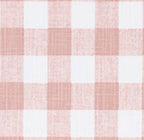 Blush Pink Gingham Check Dog Bed