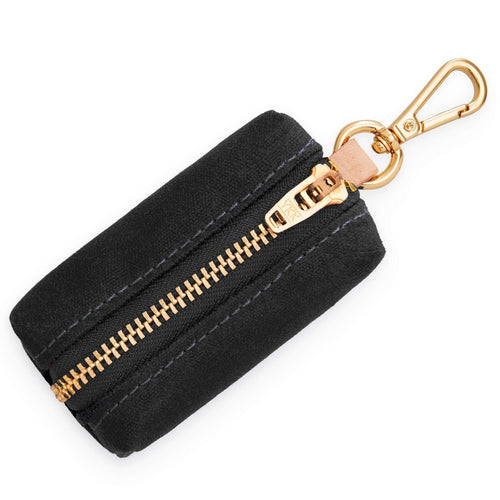 Onyx Waxed Canvas Waste Bag Holder